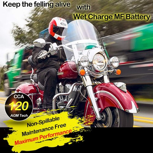 Weize YT7B-BS Battery High Performance - Maintenance Free - Sealed AGM Motorcycle Battery YT7B BS For Yamaha ATV