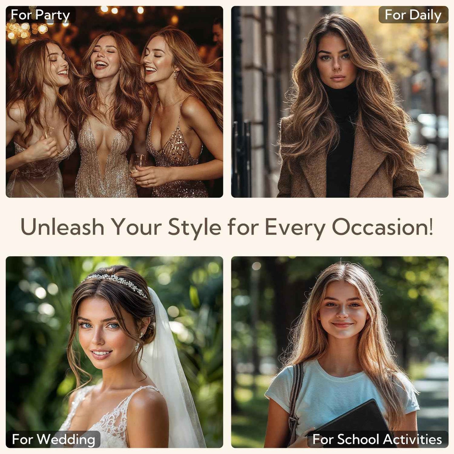 HOTBANANA Tape in Hair Extensions, 20 Inch 20pcs 50g Balayage Caramel Blonde Tape in Real Remy Human Hair Extensions Straight