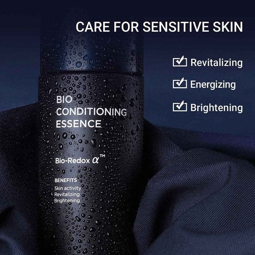 IOPE MEN BIO Anti-aging & Moisturizing Set, Cleanser, Emulsion, Conditioning Essence Serum and Soothing Aftershave, HOMME Korean Skincare by Amorepacific