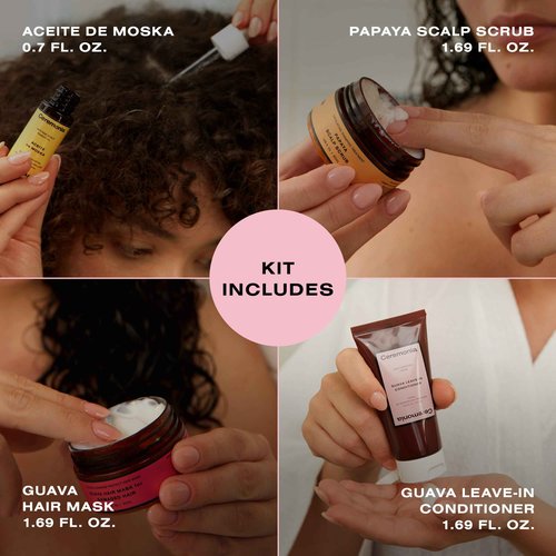 Ceremonia Hair Wellness Kit, Weekly Scalp & Strand Reset Bundle for Deep Cleansing & Hydration