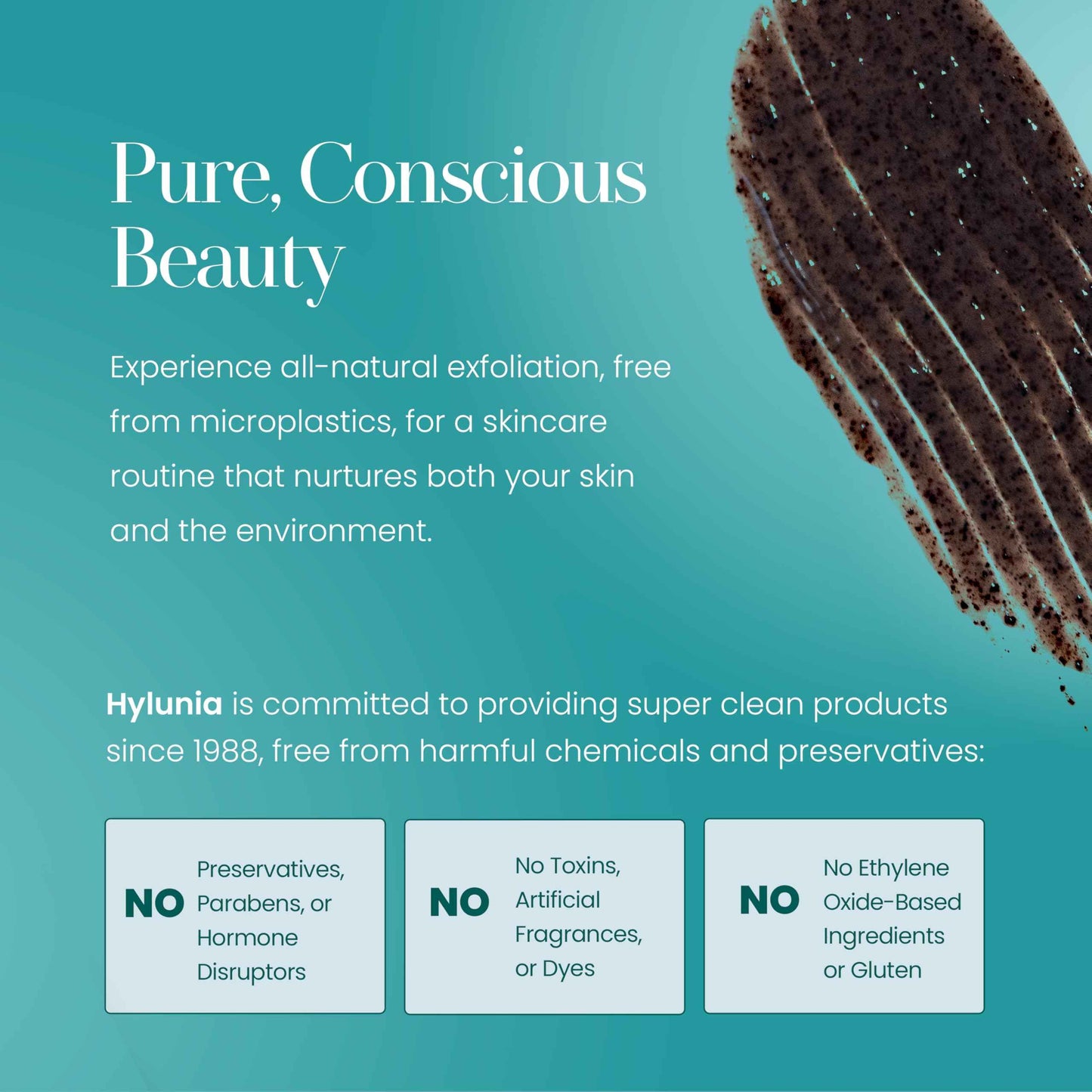 Hylunia Skincare Grape Seed Facial Scrub – Gentle Exfoliating Face Scrub with Ground Grape Seed, Bentonite Clay, and Alpha Hydroxy Acid for smooth, glowing skin and refined pores, 5.1oz