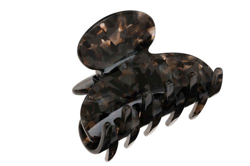 France Luxe Small Couture Claw Clip - Pavlova Black