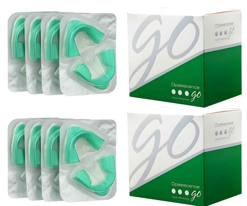Opalescence Go 15% Mint - Prefilled Teeth Whitening Trays - 4 Treatments (2 Packs) - Made by Ultradent. 4648-2