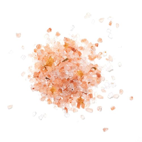Farmaesthetics Pink Petal Roses Solar Salt Mineral Bath (16 oz) | Ethically Sourced Sustainable Beauty | Clean, All Natural, Small Batch Skincare