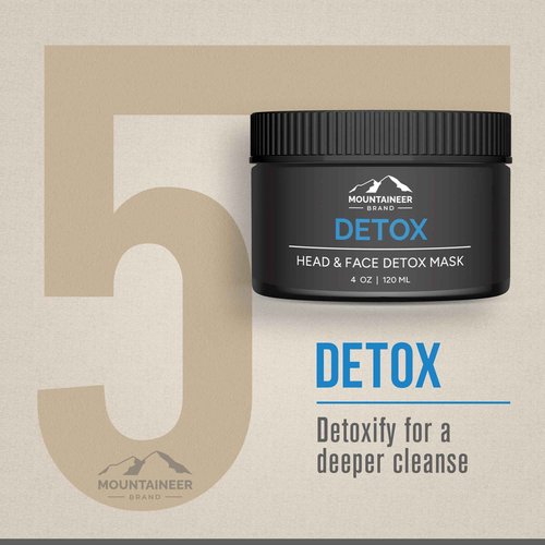 Mountaineer Brand Ultimate Bald Head Care Gifts Bundle For Men | All Natural 5 Step Skin Care for Healthy Scalp & Face | Exfoliate Scrub | Cleanse Wash | Shine Away | Moisturizing Balm | Detox