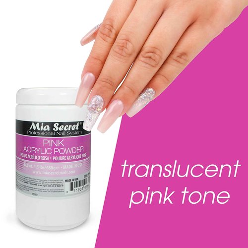 Mia Secret pink Acrylic Powder 1.5 lbs - Made in USA