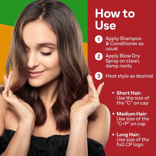 Colorproof Volume Holiday Gift Set — Volume Shampoo (8.5 Fl. Oz.), Volume Conditioner (8.5 Fl. Oz.), and Volume Blow Dry Spray Primer (6 Fl. Oz.) — White Nectarine Scent