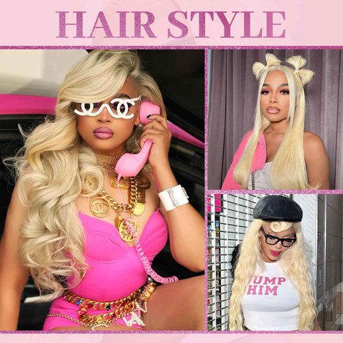 Shciyair 613 13x6 Lace Front Wig Human Hair 28 Inch 200 Density Blonde Wig Human Hair 613 HD Lace Frontal Wig 13x6 Blonde Body Wave Lace Front Wigs Human Hair Pre Plucked Glueless Wigs for Women
