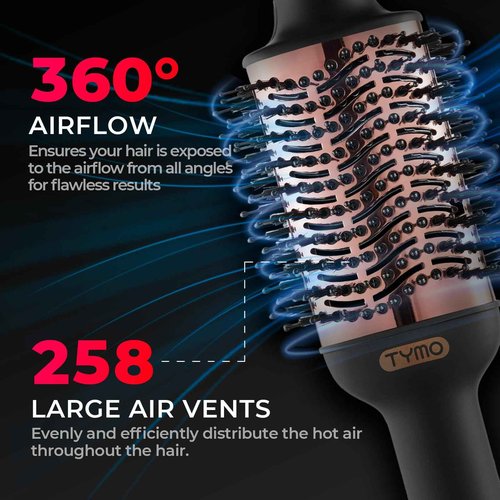 TYMO Hair Dryer Brush + TYMO Porta Cordless Hair Straightener Brush