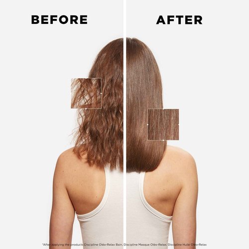 Kerastase Discipline Masque Oleo-Relax Hair Mask | Deep Nourishing Hair Mask | Moisturizes Hair and Provides Shine | With Shorea Butter and Coconut Oil | For All Hair Types | 6.8 Fl Oz