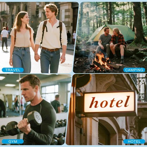 Toiletries Kits Bulk Disposable Travel Supplies, Personal Hygiene Care Essentials Men Women Trial Size Toiletry Sets Amenities for Hotel/Camping/ Charity/Homeless/Shelter/Relief 7 in 1 (60 Pack)