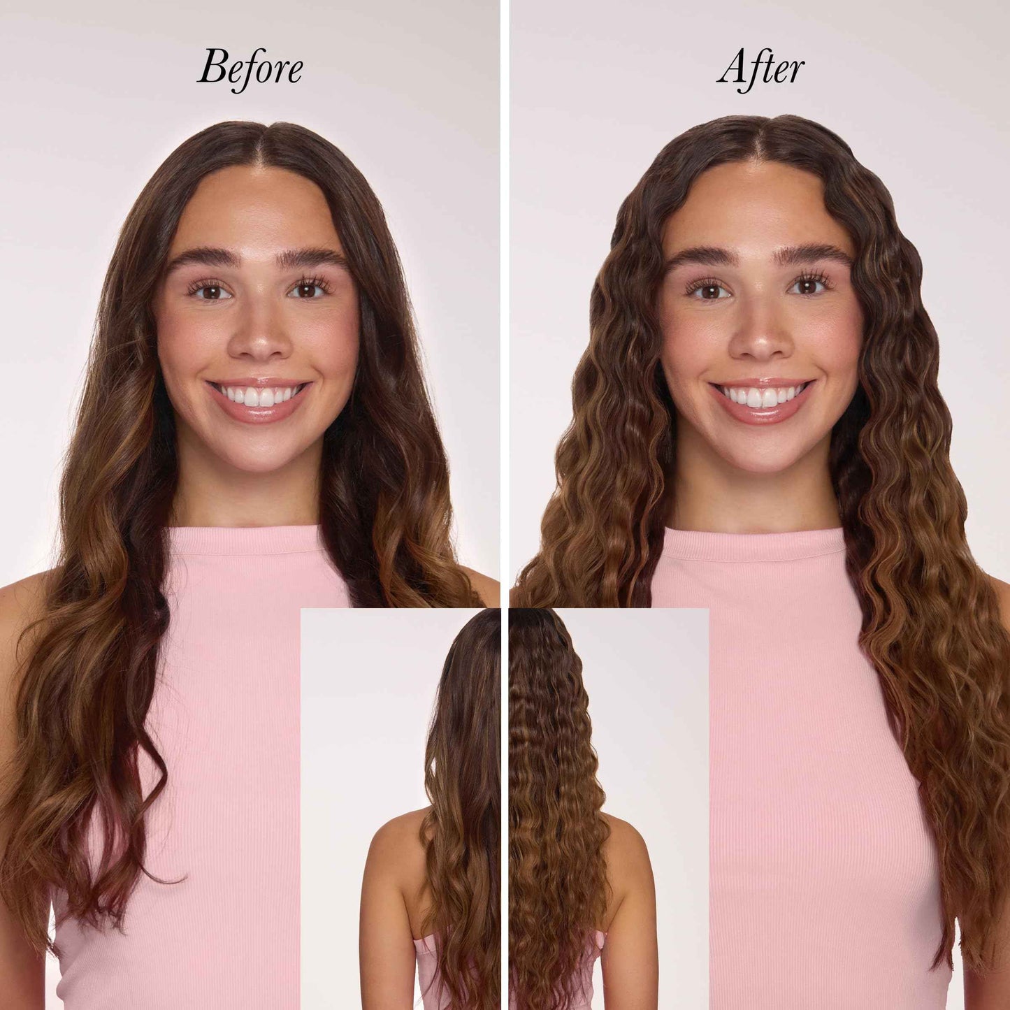 L'ANGE Hair VersaWaver Adjustable Titanium Waver | Pick 19mm or 32mm Waves with 1 Tool | Titanium 3-Barrel Waving Tool | Cool Tip Also Rotates Barrel to Change Wave Lengths (Blush)