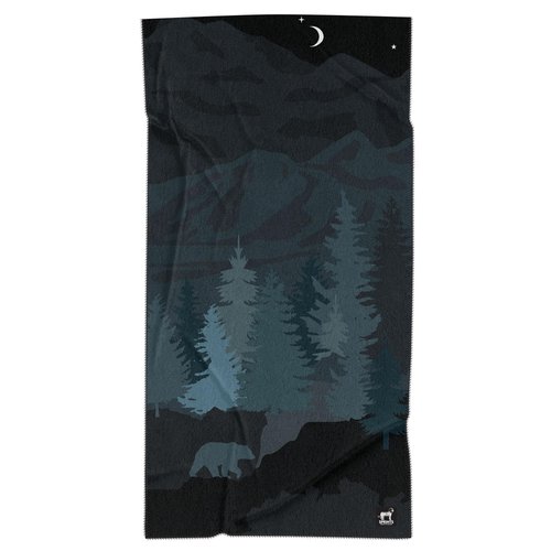 Sprints Athletic Running Towel, Full-Sized, Car Seat Cover - Performance Microfiber (Nightfall Grizzly)