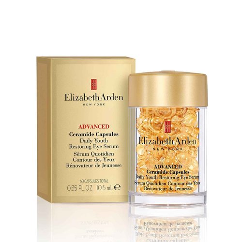 Elizabeth Arden Advanced Ceramide Eye Serum Capsules, Anti-Aging Skincare for Wrinkles & Crow's Feet, Fragrance-Free, Gift for Women, 60 count