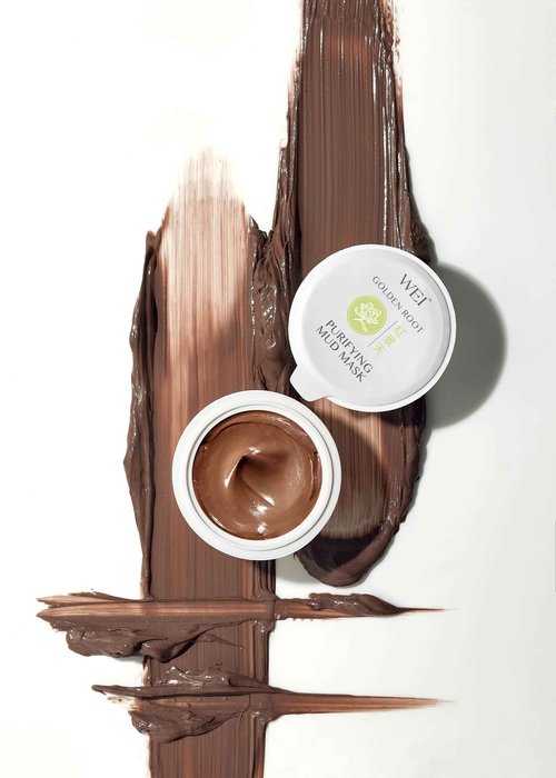 WEI Beauty Two-in-One Purifying and Glow Mask Collection | 4 golden root mask pods, 4 brown sugar pods
