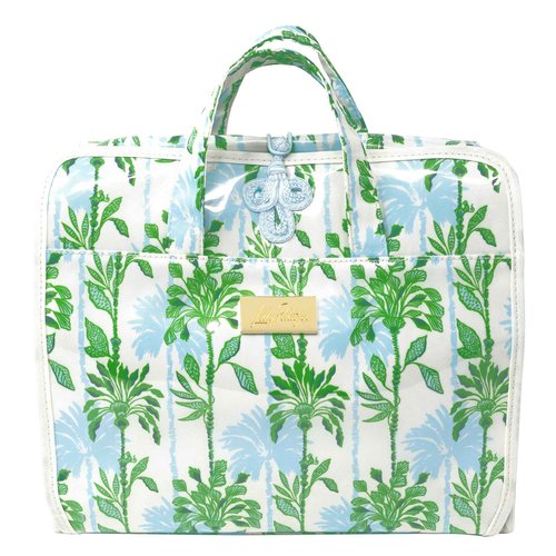 Lilly Pulitzer Travel Toiletry Bag with Handle, Pockets, and Zipper, Hanging Travel Organizer for Makeup and Toiletries (Swayin in the Breeze)