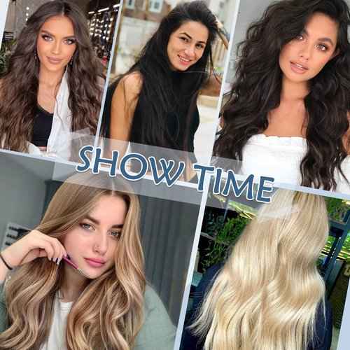 Benehair U Tip Hair Extensions Real Human Hair #2 Dark Brown Straight 20 Inch Keratin Hair Extensions Hot Fusion for Women 100 Strands Pre Bonded Silky Invisible Remy Human Hair 50g