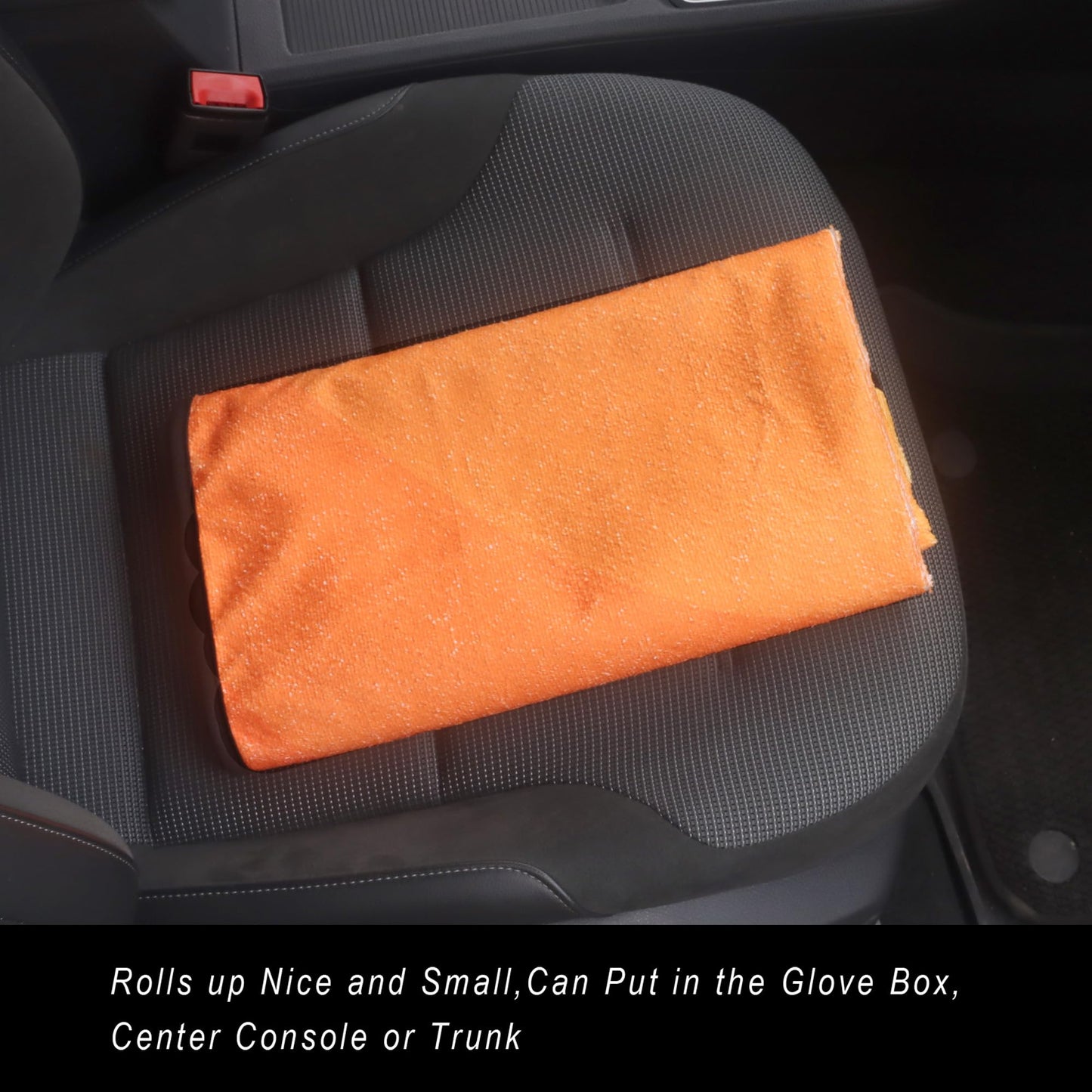 LoyaGour Car Seat Cover Protector Front Seats,for Gym Workout,Running,Swimming,Beach and Hiking,Waterproof Sweat Towel Bucket Seat Covers for Cars SUV Trucks (Orange, 1Pcs)
