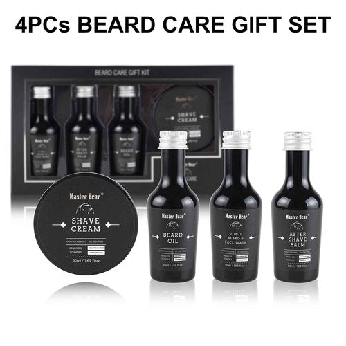 Master Bear Birthday Gifts for Men | 50 Cal Metal Ammo Cans Box Shaving Grooming Set Collection for Him with Happy Bday Card…