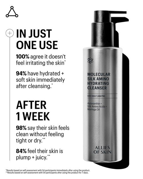 Allies of Skin Molecular Silk Amino Hydrating Cleanser Jumbo