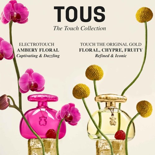TOUS Electrotouch Eau de Parfum for Women, Floral Feminine Perfume for Everyday Wear, Long Lasting Fragrance, 3.4 Oz