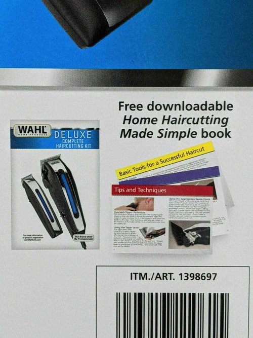 WAHL Deluxe Complete Hair Cutting Kit 29 Piece Clipper Set with Beard Trimmer -Retail $125+!!! BY AMPLEXPO