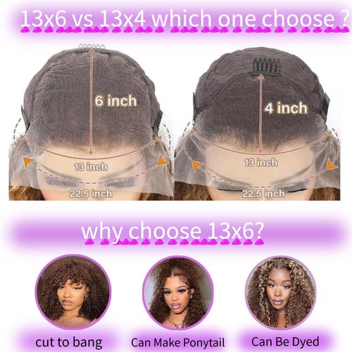8 Inch Chocolate Brown Deep Wave Lace Front Wigs Human Hair 200 Density Glueless Bob Wig Human Hair Pre Plucked Pre Cut 4# Colored Wig 13x6 Hd Lace Front Wigs