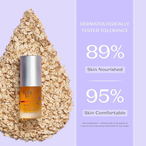 Yon-Ka Booster Nutri+ | Nourishing Facial Oil Booster with Vitamins E & F and Cereal Germ Oil | Smooths Fine Lines & Supports Repair | For Dry & Dehydrated Complexion | Paraben-Free | 0.51 fl oz