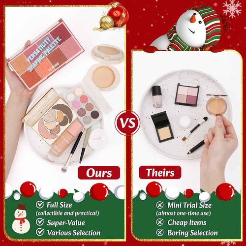 UCANBE Luxury Makeup Advent Calendar 2025, 24 Days Christmas Makeup Gift Set for Adult Women & Teen Girls, 2025 Xmas Beauty & Cosmetic Countdown Calendar Holiday Surprise Limited-Edition Make Up Gifts Kit