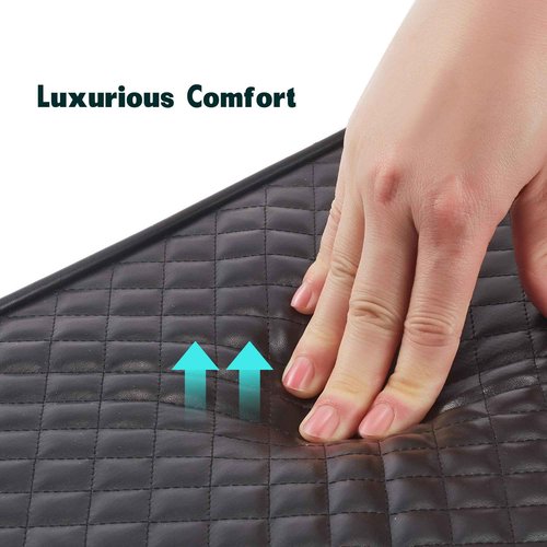 NOVAL Commercial Grade Spa Chair Wrist Rest - Diamond Quilted Leather Arm Hand Support for Nail Salon Pedicure Chair