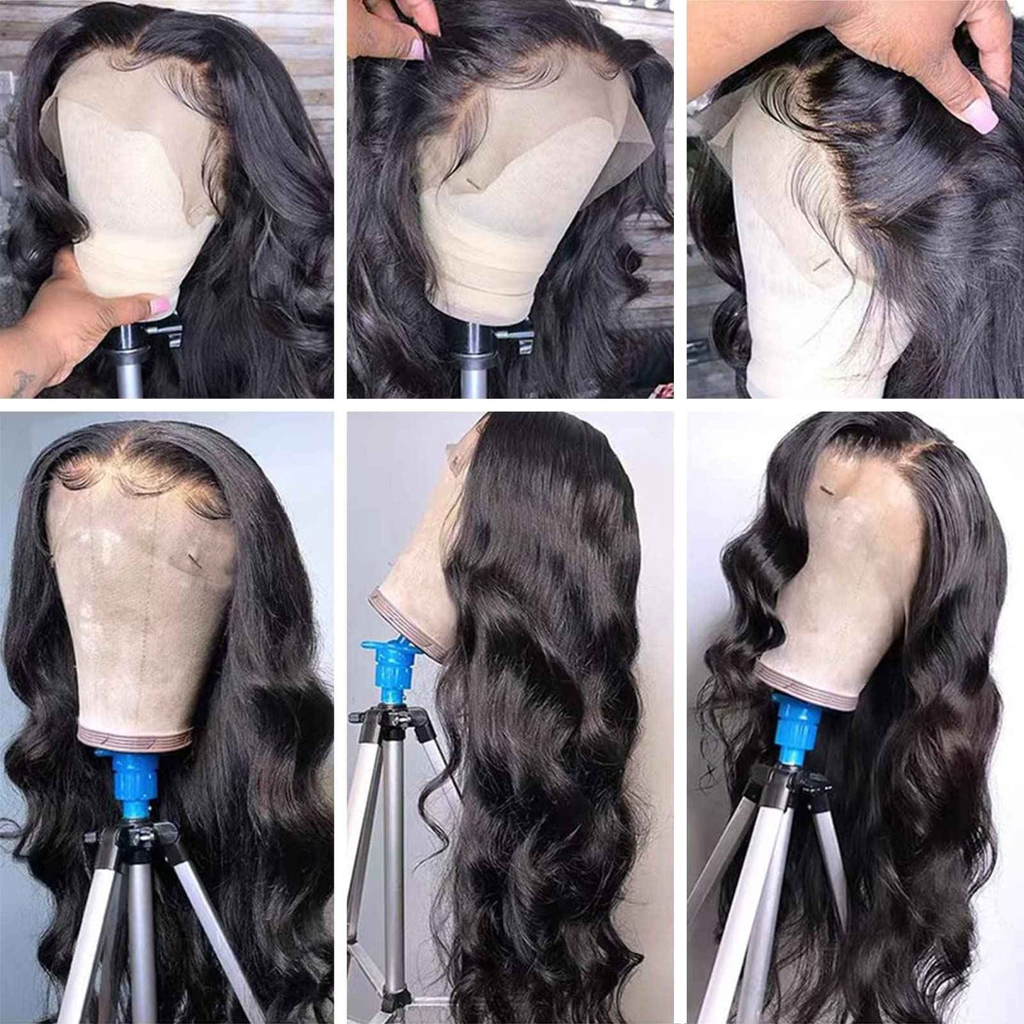 30 Inch Lace Front Wig Human Hair 13x6 HD Body Wave Lace Front Wigs Human Hair Pre Plucked 180 Density Frontal Wigs Human Hair wigs for Black Women 10A Glueless Wigs Human Hair Pre Plucked wig