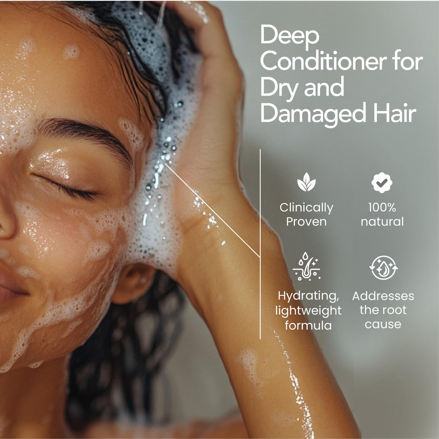 HairSmart Hair Growth Shampoo and Conditioner | Paraben & Sulfate Free with Ayurvedic Herbs | Hair Loss Treatments for Women and Men | Volumizing Shampoo and Conditioner, Pack of 2, 100ml Each