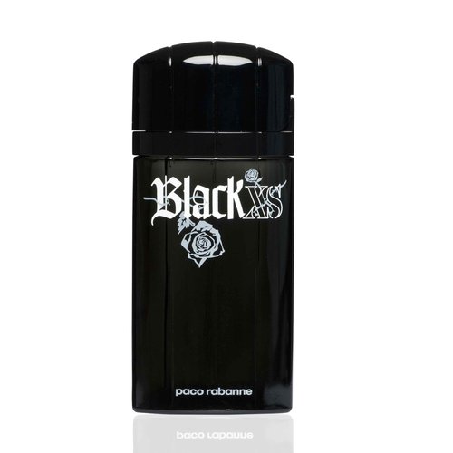 Black XS by Paco Rabanne for Men 3.4 oz Eau de Toilette Spray Tall Bottle