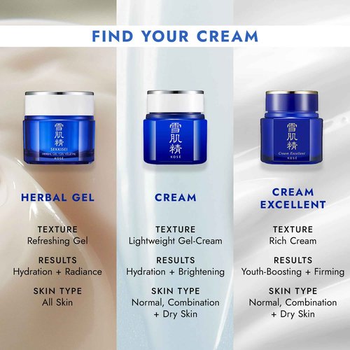 SEKKISEI Cream Excellent, Facial Moisturizer, 1.7 Ounce