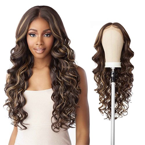 Sensationnel Butta Lace Wigs - Unit 32 Extra Wide 5 Inch Deep Parting Synthetic Preplucked Hairline Glueless Lacefront (CH30)