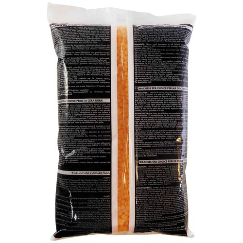 Waxness Spa Choice Assorted Hard Wax Beads 2.2 lb 1 kg Pack of 3 - Mango, Coconut, Baby Blue