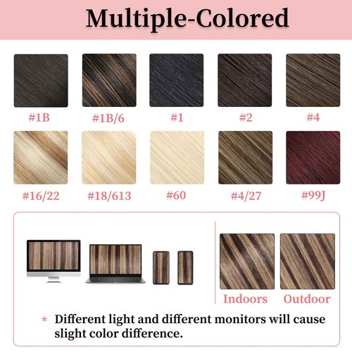 Clip in Hair Extensions Real Human Hair Clip in Extensions for Women Seamless Balayage Dark Brown to Chestnut Brown Straight Remy 100% Human Clips ins Extension 8pcs Double Weft 18 inch 3.5oz/100g