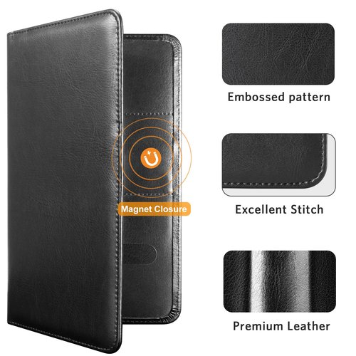 CoBak Car Registration and Insurance Holder - Vehicle Glove Box Car Organizer,Auto Truck Comparment Accessories Case with Magnetic Closure for Driver License,Cards