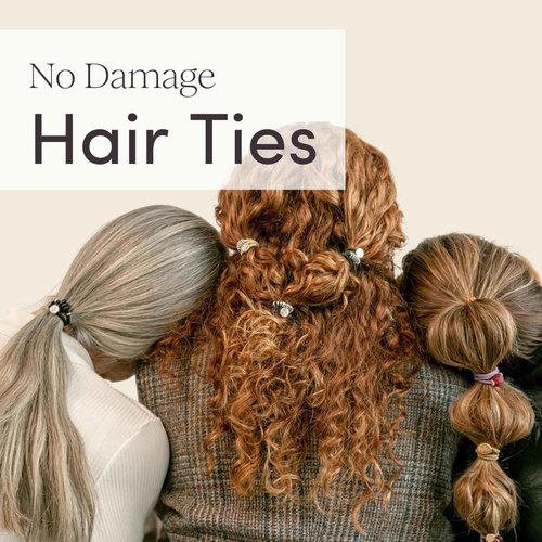 By Lilla Bracelet Hair Ties - Stretchy Hair Tie Bracelets - Decorative Handmade Jewelry for Women’s Wrist and Ponytail