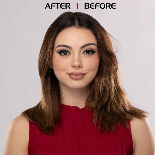 CHI Lava TriLume Heated Brush, Triangle-Shaped Comb for Natural Waves & Volume, Easy & Gentle Root Access, Reduces Frizz & Increases Shine