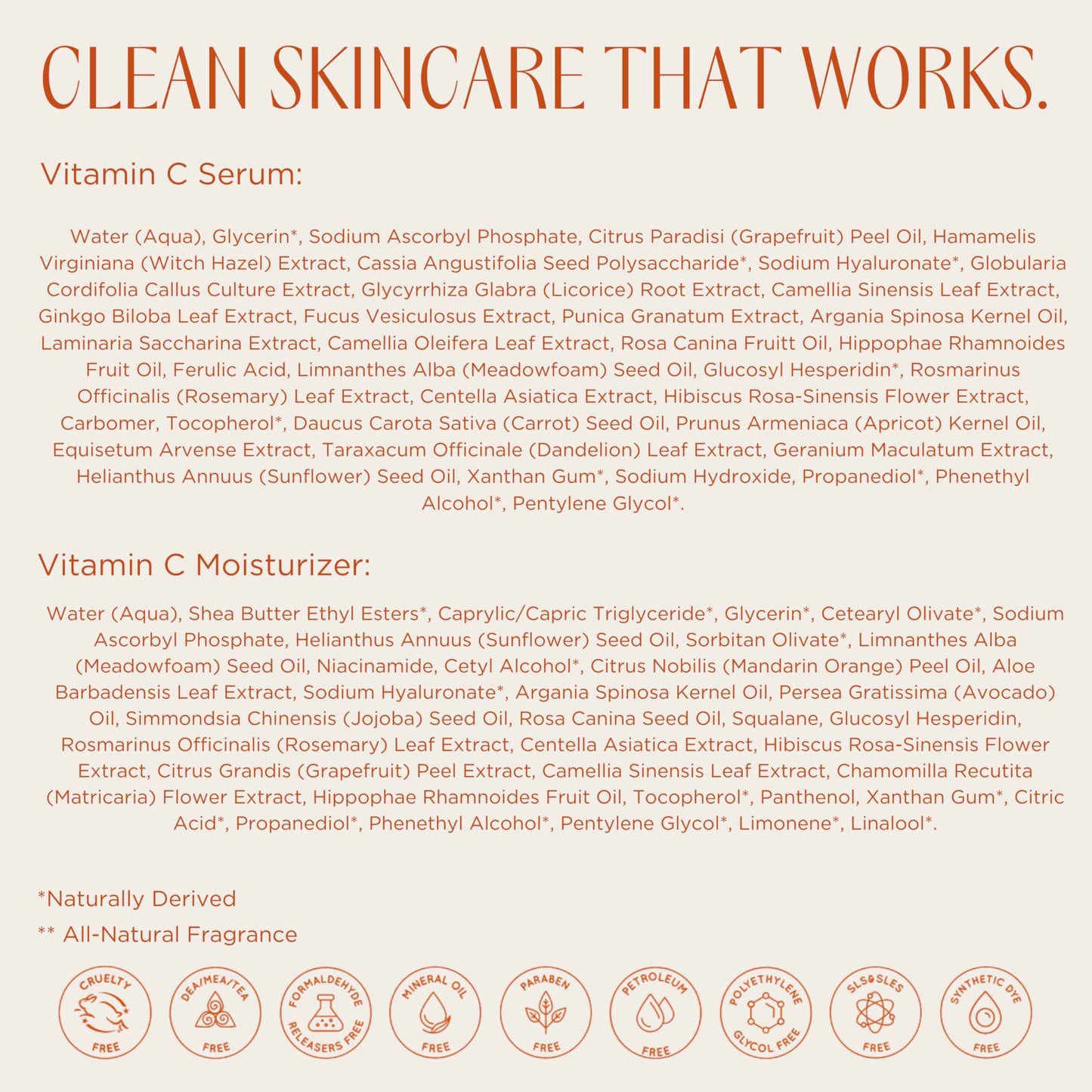 InstaNatural Vitamin C Four Step Skin Care Set with Face Wash, Toner, Serum & Moisturizer | All Natural Brightening & Hydrating Routine with Botanical Extracts – 1.68 Fl Oz (Pack of 4)