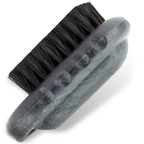 SPARTA Nail Scrub Brush Commercial-Grade, Heavy-Duty Hand and Fingernail Brush with Stiff Bristles for Gardeners, Mechanics, And Foodservice Personnel, Plastic, 5 Inches, Black, (Pack of 12)