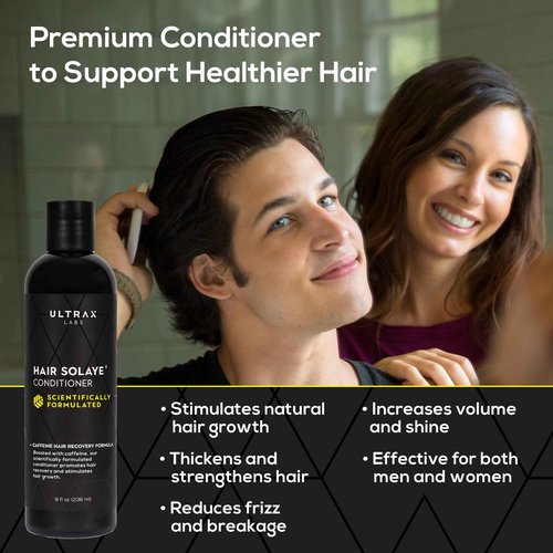 Hair Surge Shampoo and Hair Solaye Conditioner Bundle