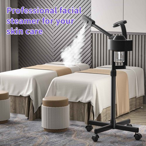 Facial Steamer with Magnifying Lamp, 2 in 1 Ozone Steamer for Face Professional, Professional Facial Steamer for Esthetician, Salon & Spa Face Beauty Equipment.