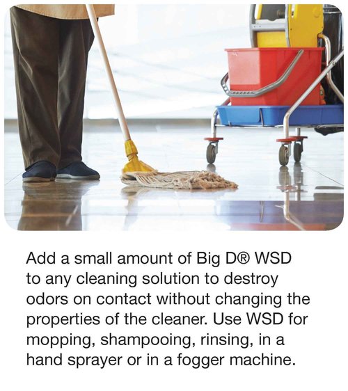 Big D 1673 Water Soluble Deodorant, Clean Breeze Fragrance, 1 Gallon (Pack of 4) - Add to any cleaning solution - Ideal for use in hotels, food service, health care, schools and institutions