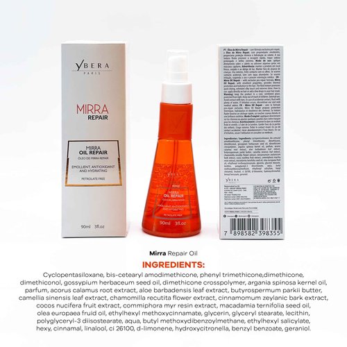 YBERA PARIS Millennial Oil for Dreamy Hair | Myrrh | Petrolate Free Hair Resin | Essential Nutrients | Improves the Strength & Structure of Hair Fiber | Provides Stronger, Shiny & Healthy Strands