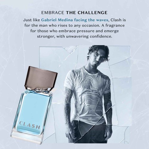 O Boticário Clash Eau de Toilette for Men, Striking Freshness Forged Under Pressure, 3.2 Ounce (100 ml)