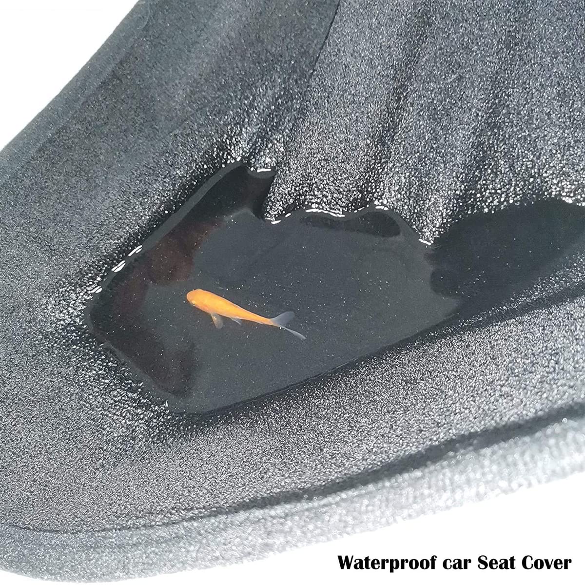 LoyaGour Car Seat Cover Protector Front Seats,for Gym Workout,Running,Swimming,Beach and Hiking,Waterproof Sweat Towel Bucket Seat Covers for Cars SUV Trucks (Grey, 1Pcs)