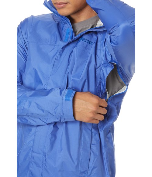 MARMOT Men's PreCip Eco Lightweight & Waterproof Rain Jacket, Twilight Blue, X-Large