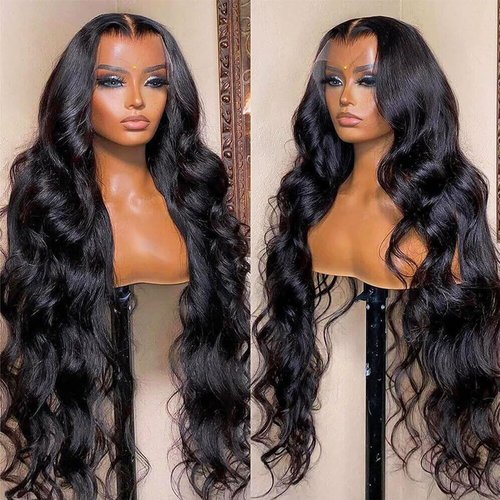 13x4 Body Wave Lace Front Wigs Human Hair for Women Pre Plucked 22 Inch with Baby Hair 13x4 HD Transparent Lace Front Wigs 180% Density Brazilian Virgin Human Hair Wigs